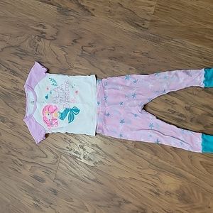 Girls mermaid  pajama set